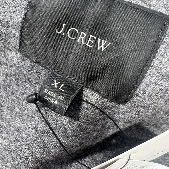 Men's J. Crew Knit Wool Cotton Blend Blazer XL Gray NWT! AX264 - Picture 3 of 16